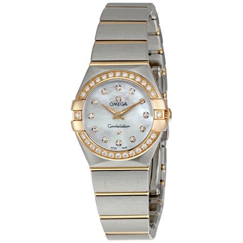 omega women's watches with diamonds|omega ladies constellation diamond.